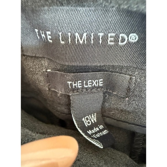 The Limited The Lexie Gray Trousers Work Pants Size 18W Button Closure Office - Picture 5 of 5
